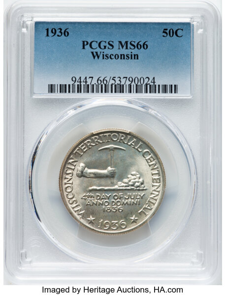 1936 50c Wisconsin MS thumbnail 5