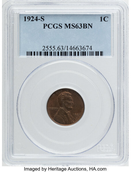 1924-S 1c MS BN thumbnail 3