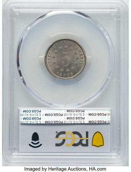 1882 5c MS64 thumbnail 2