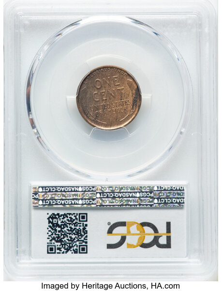 1915-D 1c MS RB MS63 RB CAC thumbnail 2