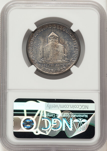 1925 50c Lexington-Concord MS64 CAC thumbnail 4