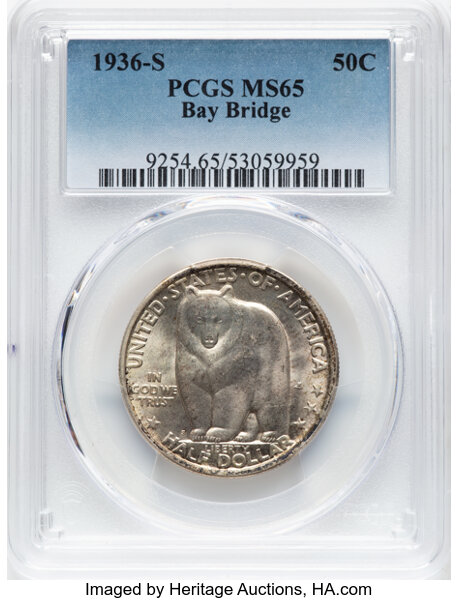1936-S 50c Bay Bridge MS thumbnail 3