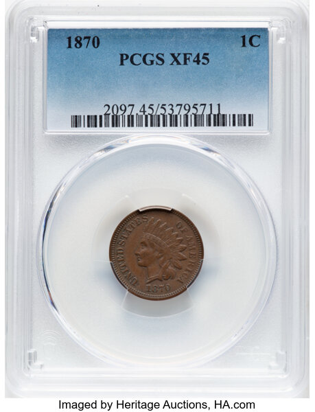 1870 1c Shallow N, FS-901 MS BN thumbnail 2