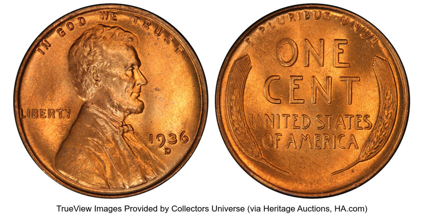 1936-D 1c MS RD thumbnail 4