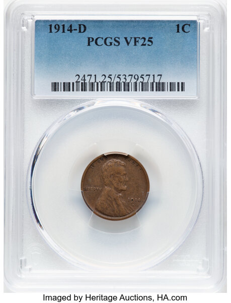 1914-D 1c MS BN thumbnail 5