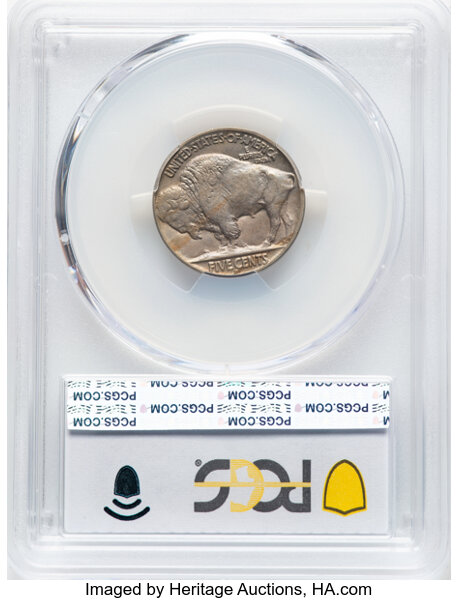 1920-D 5c AU55 CAC thumbnail 4