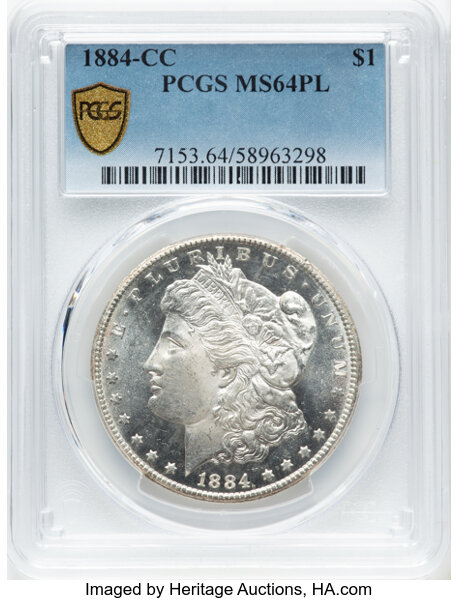 1884-CC $1  MS PL MS64 PL thumbnail 4