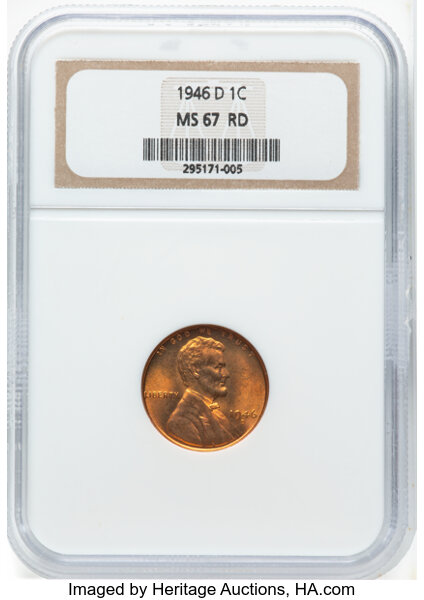1946-D 1c MS RD thumbnail 3