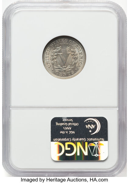 1911 5c MS64 CAC thumbnail 4