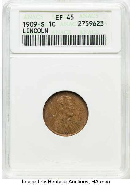 1909-S 1c Lincoln MS BN thumbnail 5