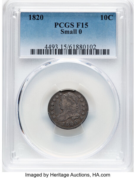 1820 10c Small 0, JR-10 MS thumbnail 2