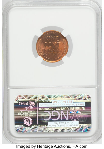 1956-D 1c MS RD MS67 RD thumbnail 2