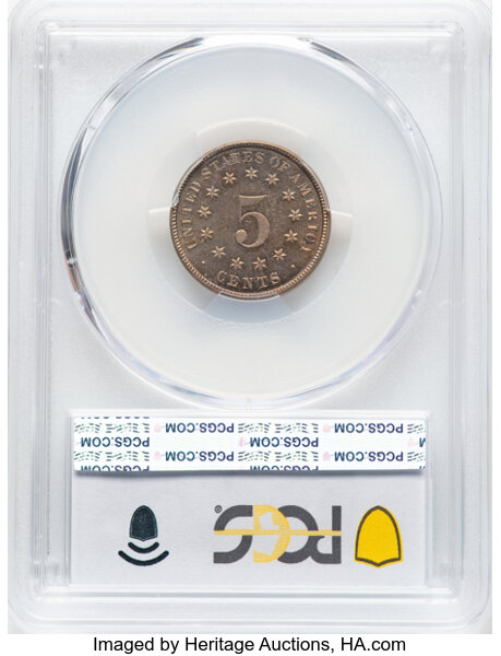 1881 5c PR65 thumbnail 4