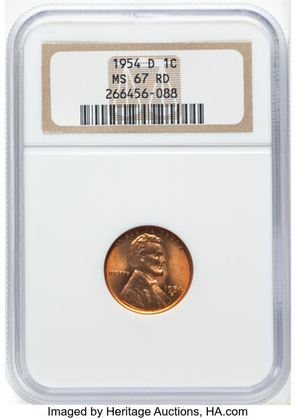 1954-D 1c MS RD thumbnail 3