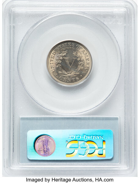 1896 5c MS65 thumbnail 2