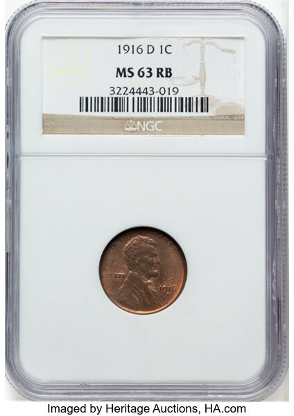 1916-D 1c MS RB thumbnail 3