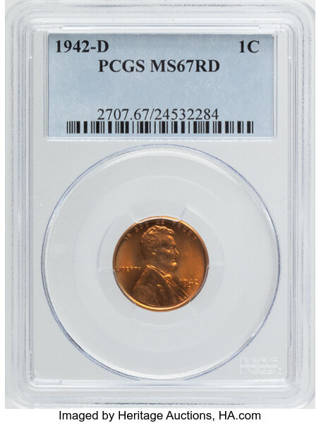1942-D 1c MS RD thumbnail 3