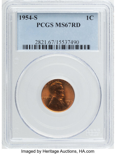 1954-S 1c MS RD thumbnail 5