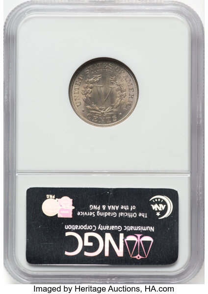 1887 5c AU53 thumbnail 25