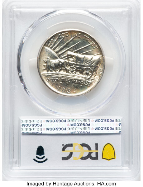 1934-D 50c Oregon Trail AU50 thumbnail 16