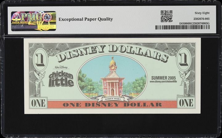 2005 Disney World Block D-A, Chicken Little $1  thumbnail 3