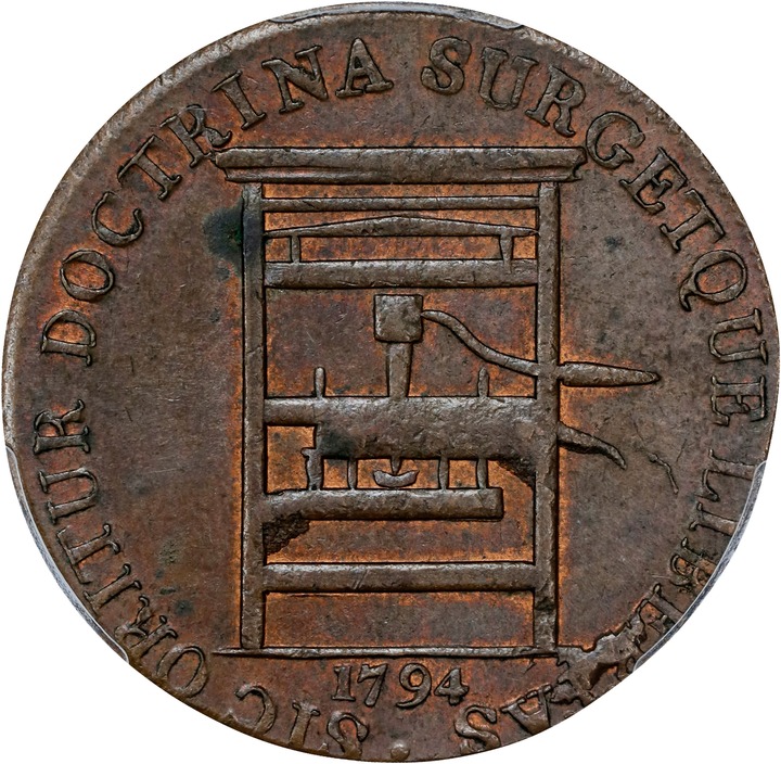 1794 Token Franklin Press MS BN thumbnail 5