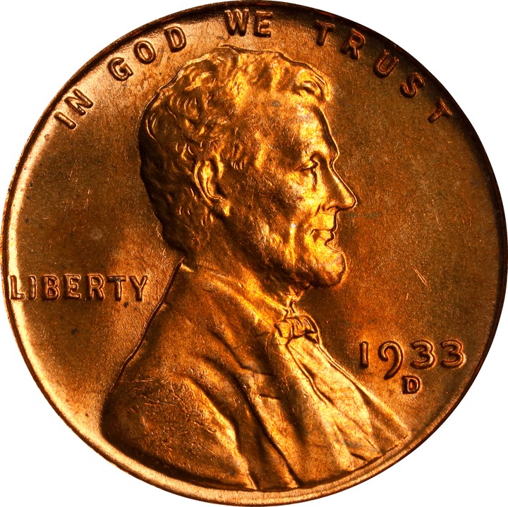 1933-D 1c MS RD MS65 RD thumbnail 7