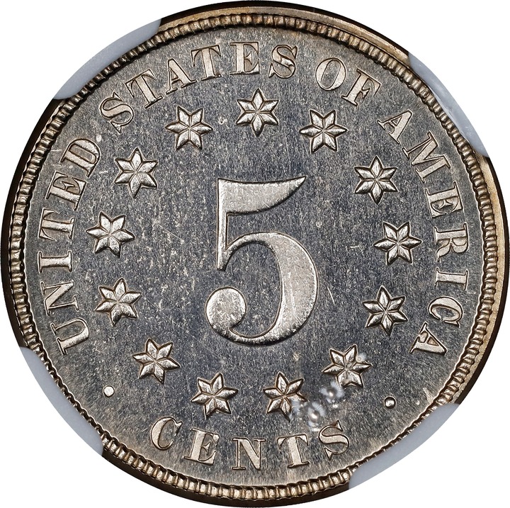 1870 5c PR65 thumbnail 8
