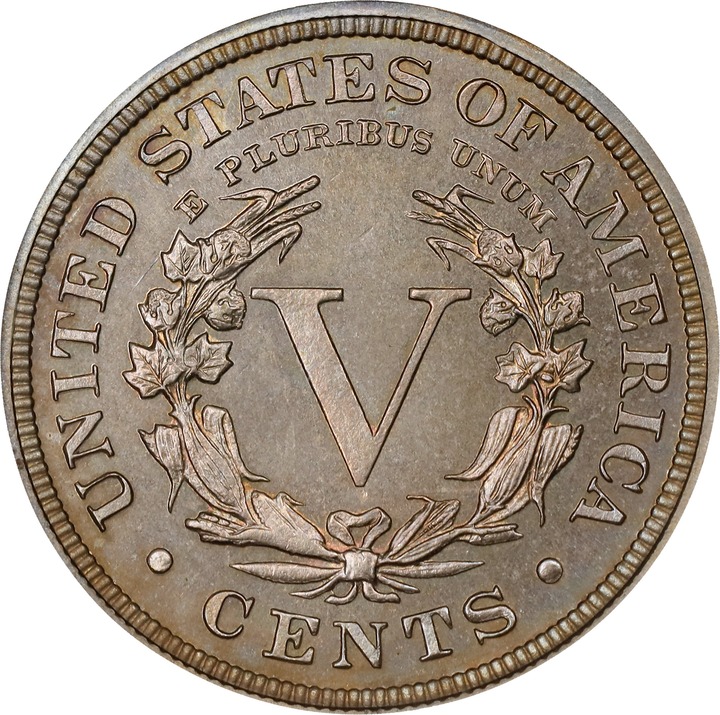 1898 5c PR66 thumbnail 2