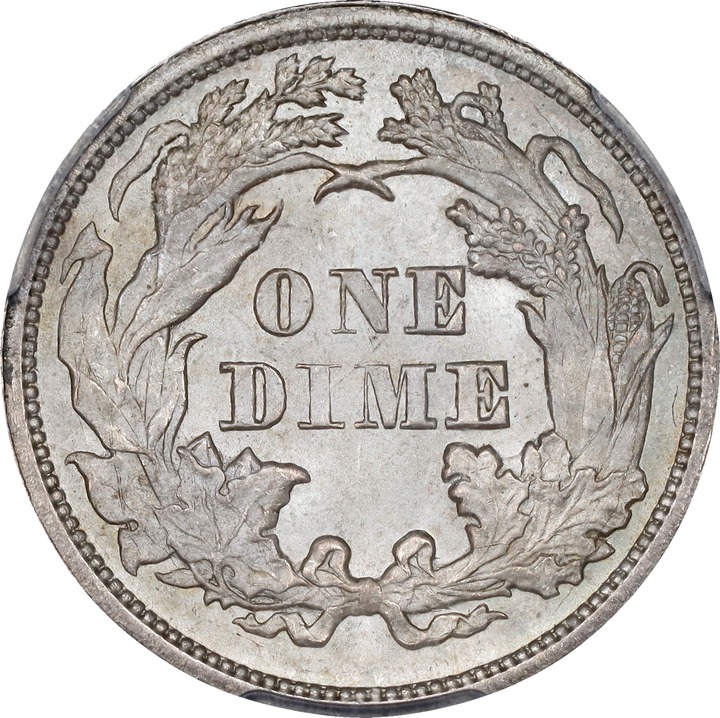 1876 10c MS65 thumbnail 4