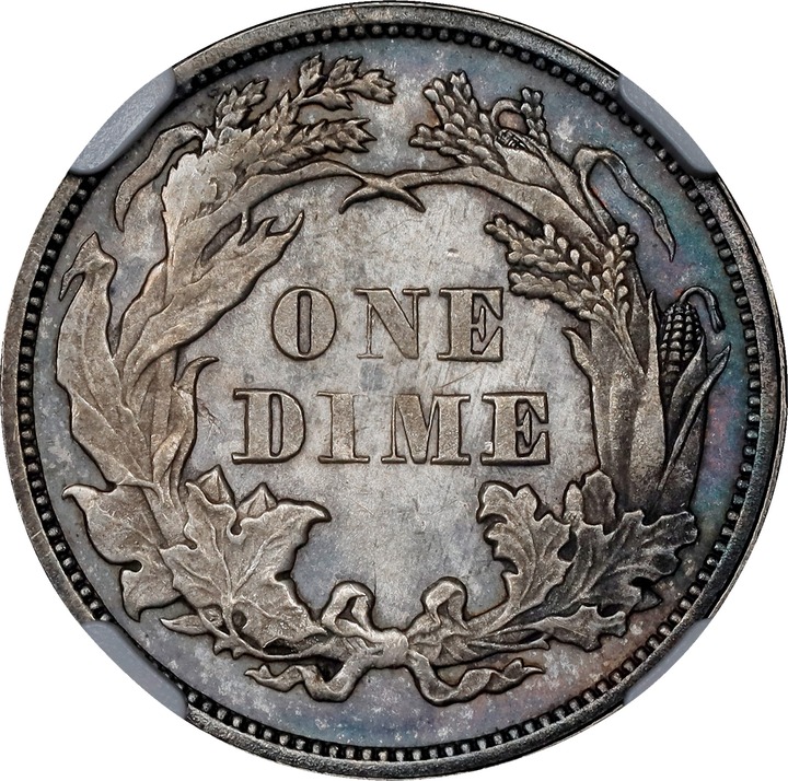 1876 10c MS65 thumbnail 2