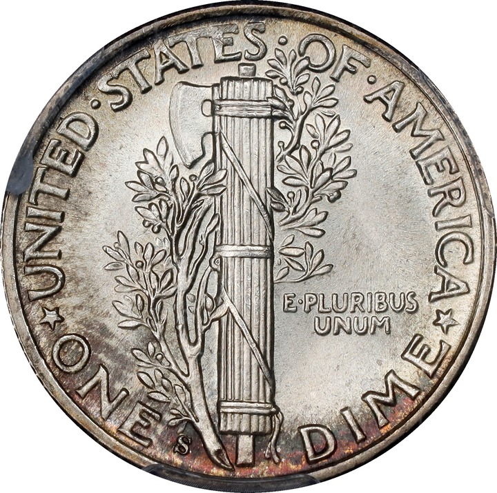 1943-S 10c MS FB MS67 FB thumbnail 8