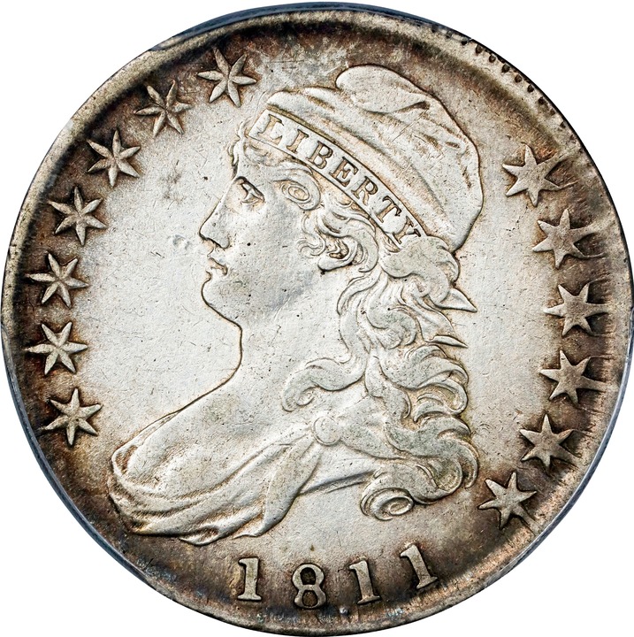 1811/10 50c Punctuated Date AG3 thumbnail 3