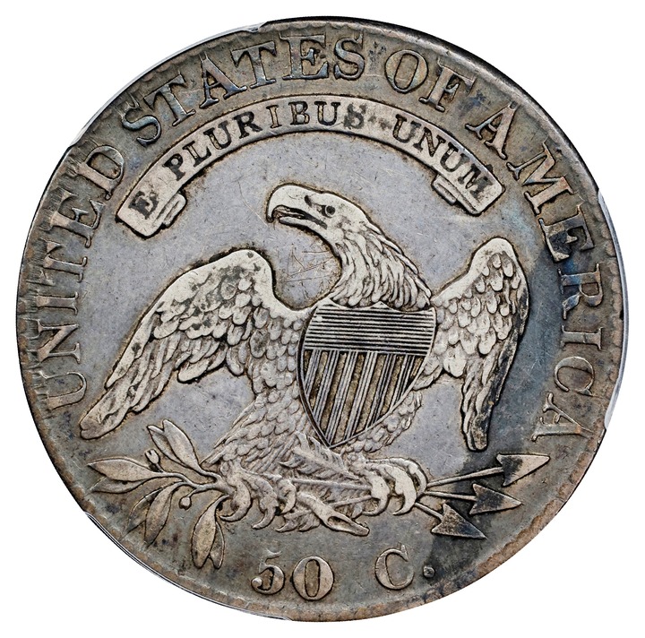 1822 50c VF35 thumbnail 2