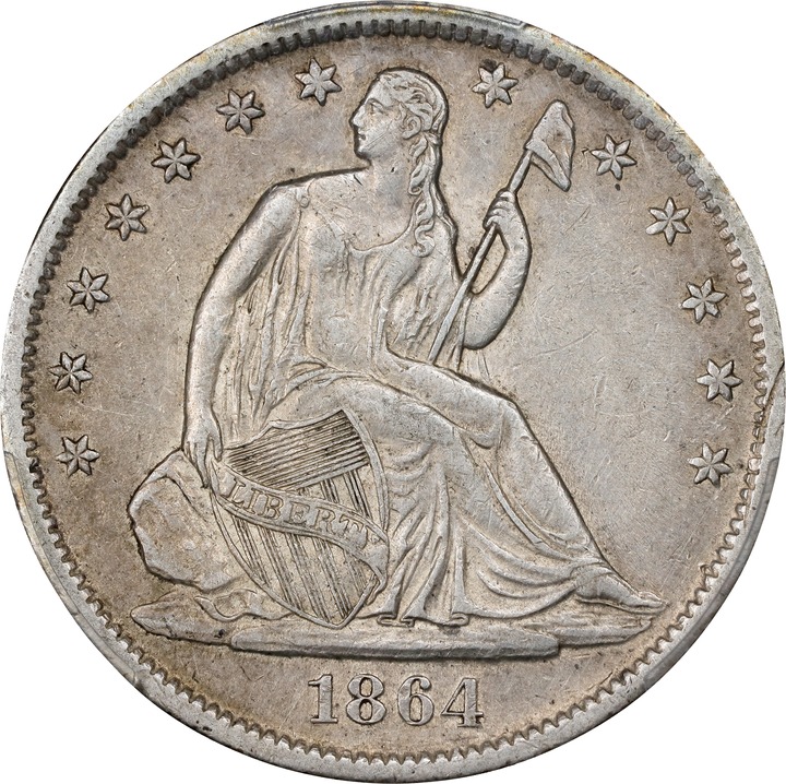 1864-S 50c MS thumbnail 8