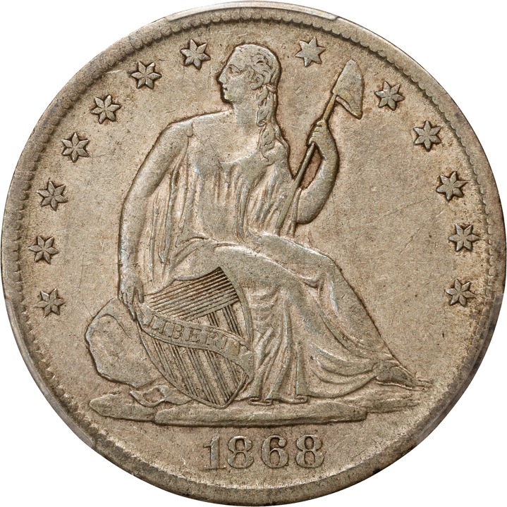 1868-S 50c MS thumbnail 5