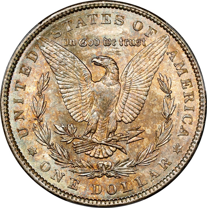 1889 $1 VG10 CAC thumbnail 6