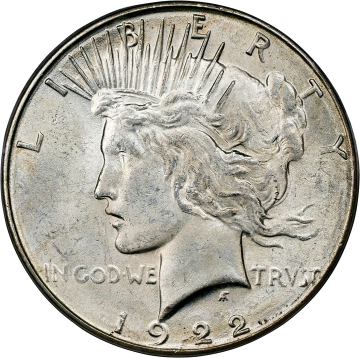 1922-S $1 MS62 thumbnail 3