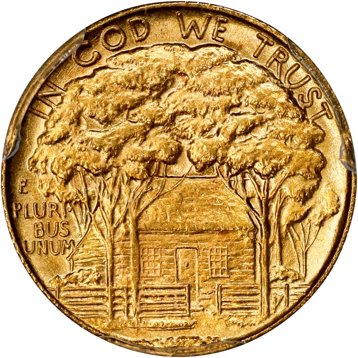 1922 G$1 Grant Memorial, without Star AU53 thumbnail 20
