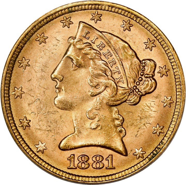 1881 $5  MS thumbnail 6