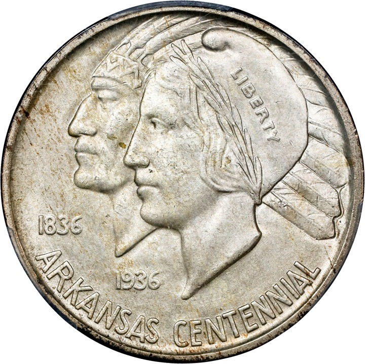 1936-S 50c Arkansas MS65 thumbnail 5