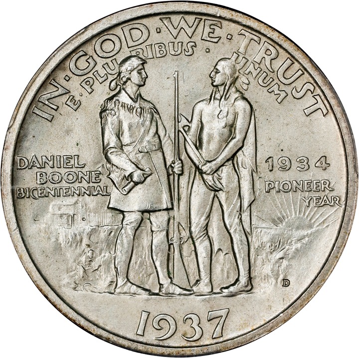 1937-D 50c Boone MS66 thumbnail 2