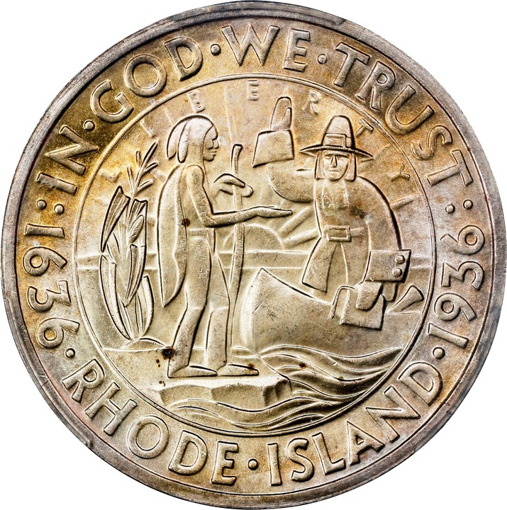 Image for 1936 50c Rhode Island MS66