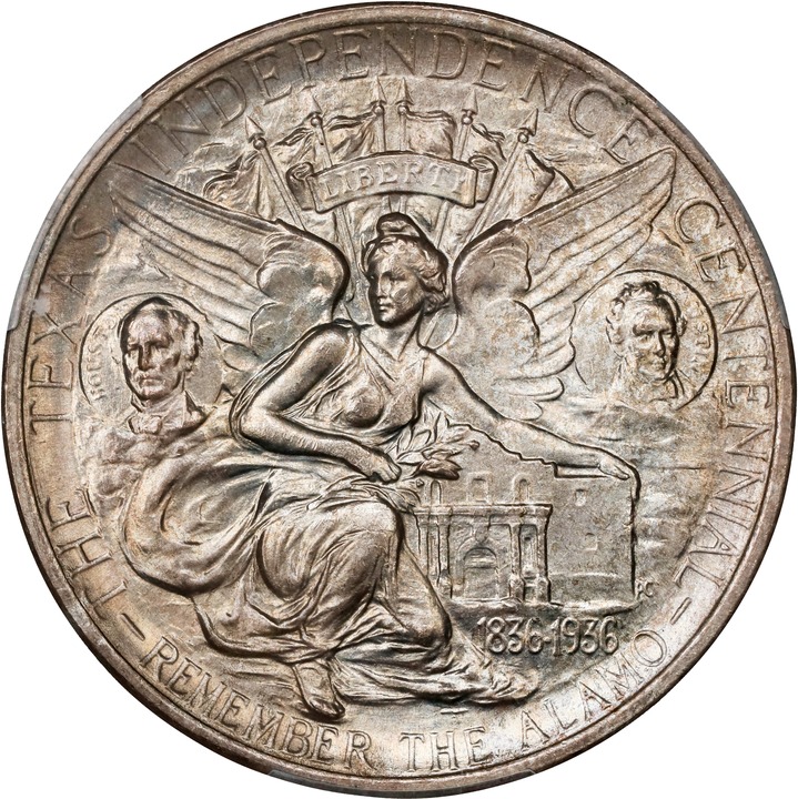 1937 50c Texas MS66 thumbnail 2