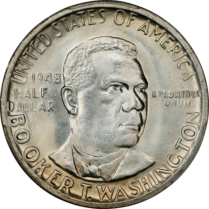 1948 50c Booker T. Washington MS66 thumbnail 3