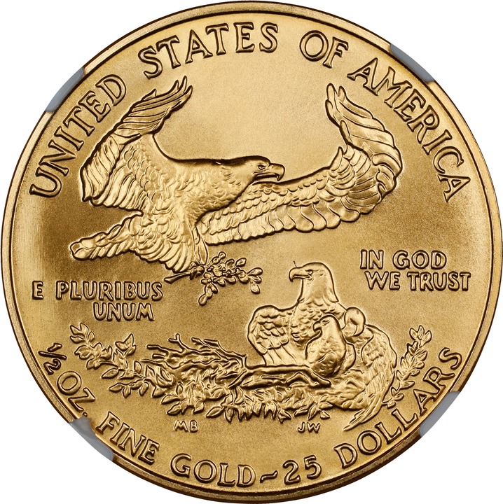 1992 $25  Gold Eagle OGP thumbnail 2