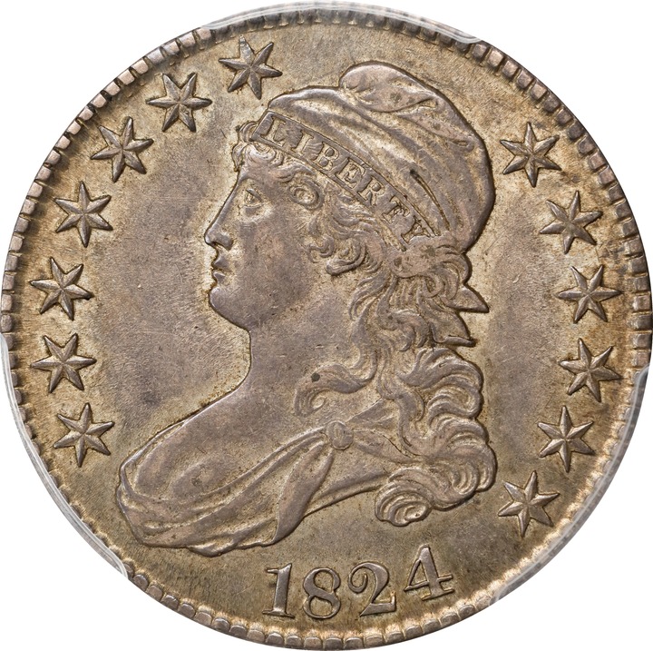 Image for 1824 50c O-115 AU53