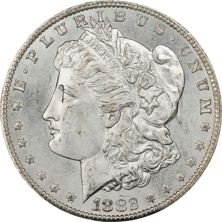 Image for 1882-CC $1  GSA Hoard, Hard package MS66