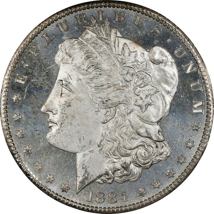 Image for 1884-CC $1  GSA Hoard, Hard package MS66