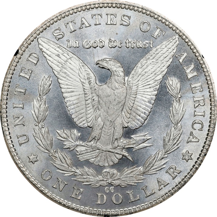 1885-CC $1  GSA Hoard, Hard package MS65 CAC thumbnail 4